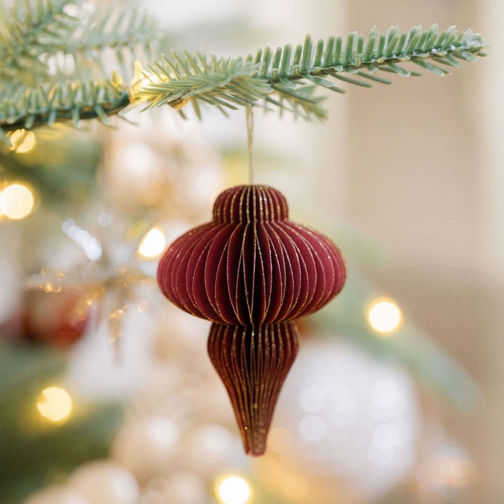 3" Paper Honeycomb Assorted Ornament