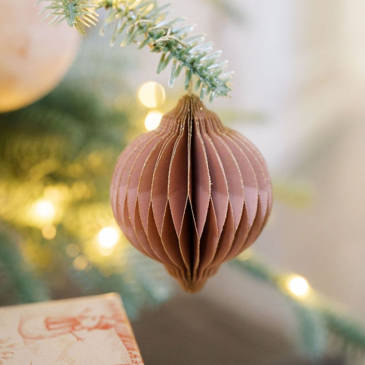 3" Paper Honeycomb Assorted Ornament
