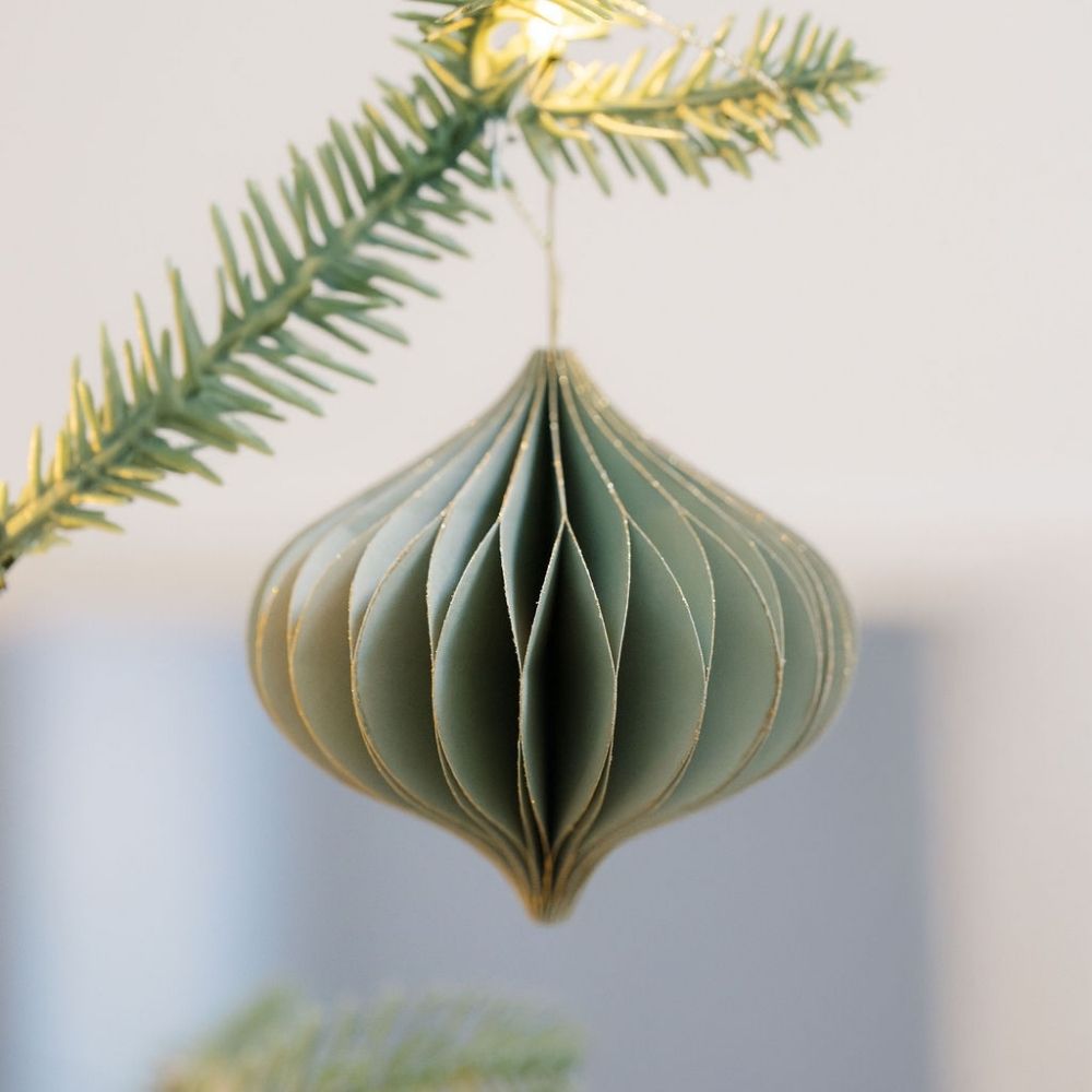 Mini Paper Honeycomb Assorted Ornament