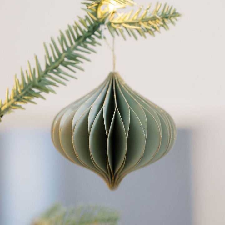 Mini Paper Honeycomb Assorted Ornament