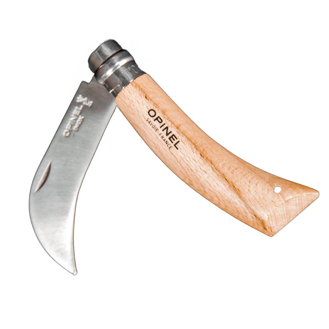 Opinel Folding Pruning/Harvest Knife Stainless Steel No. 8