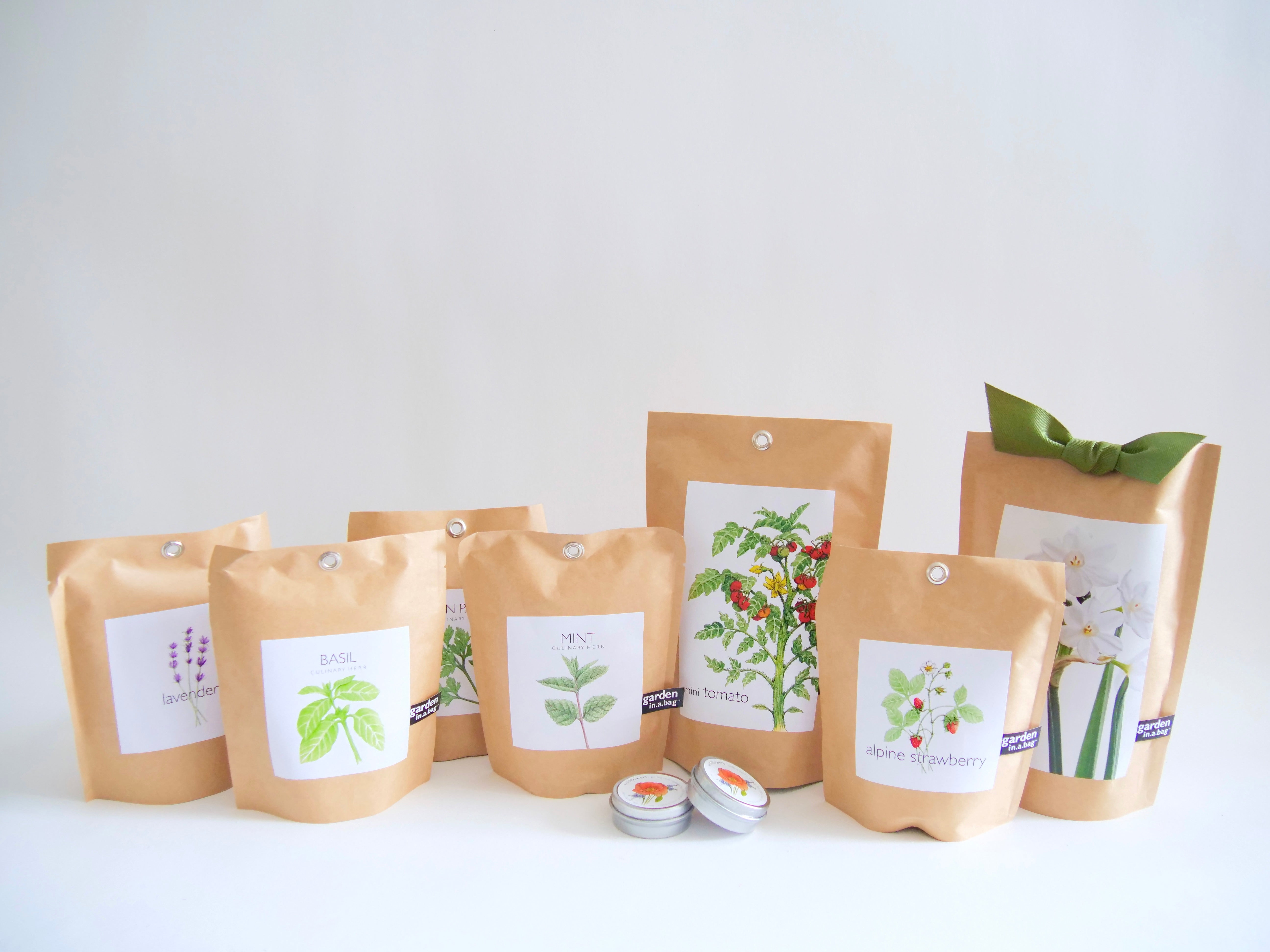 "Get Growing" Mindful Garden in a Bag Kit: Mindfulness Journal, Meditation Card + Growing Kit - (Assorted Year-Round)