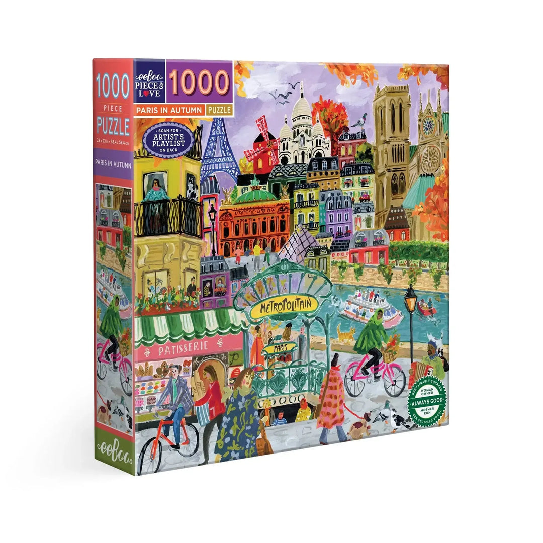 Paris in Autumn 1000 Piece Jigsaw Puzzle eeBoo