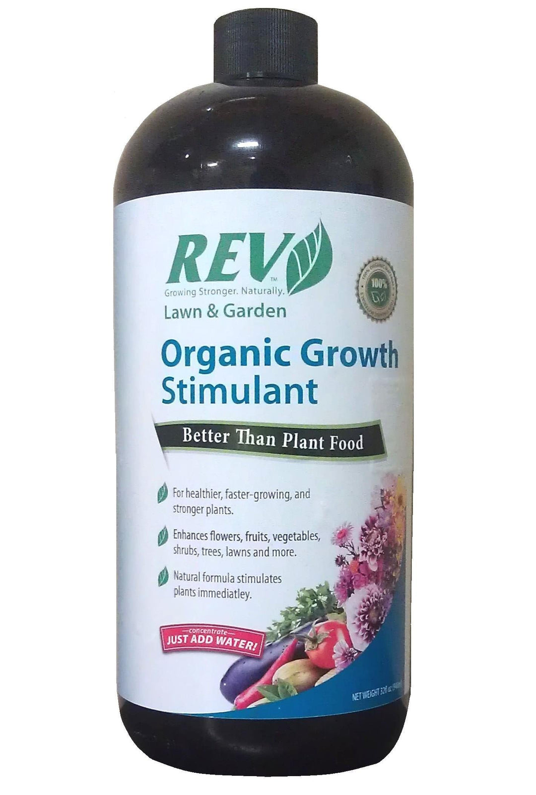 Organic REV 32oz – Professional-Grade Plant Growth Enhancer for Home Gardens