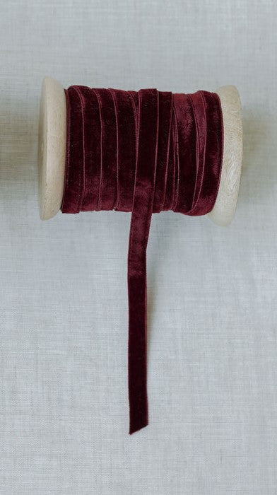 Hand Dyed Velvet Ribbon