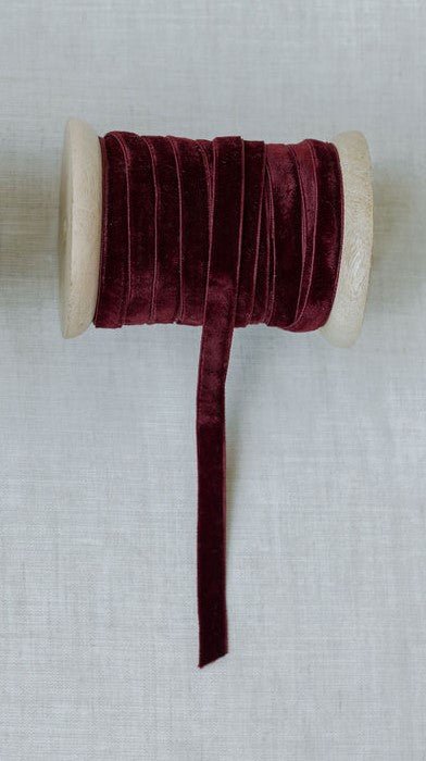 Hand Dyed Velvet Ribbon Gift Wrap Christmas Bows Crafts Holiday Decor