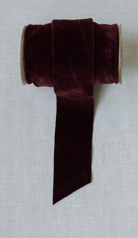 Hand Dyed Velvet Ribbon