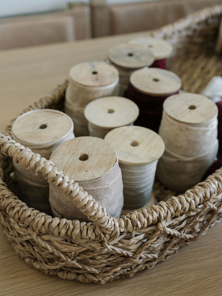 Hand Dyed Velvet Ribbon