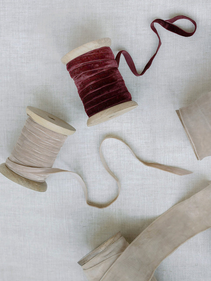 Hand Dyed Velvet Ribbon