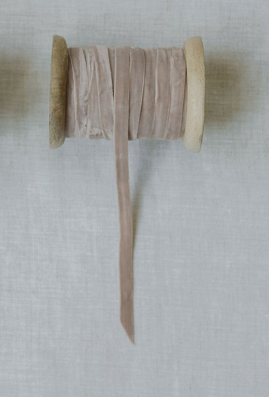 Hand Dyed Velvet Ribbon