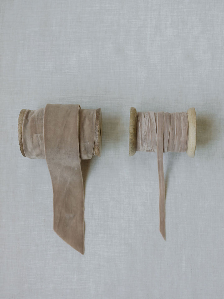 Hand Dyed Velvet Ribbon