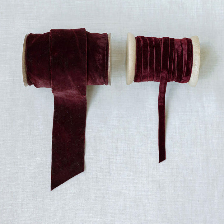 Hand Dyed Velvet Ribbon