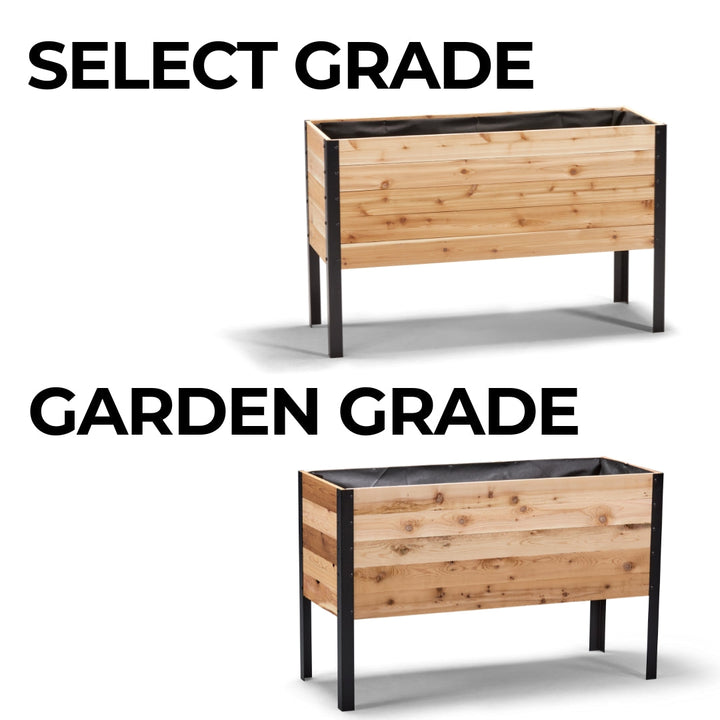 18″ x 48″ Deep Root Raised Garden Bed - 30″ TALL - Select Grade