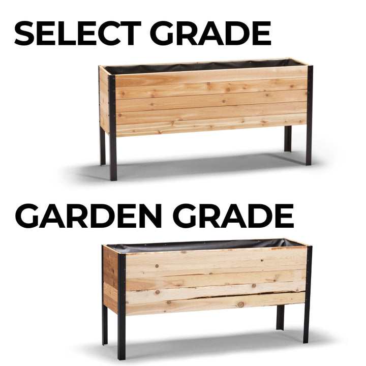 18″ x 60″ Deep Root Raised Garden Bed - 30″ TALL / Select Grade