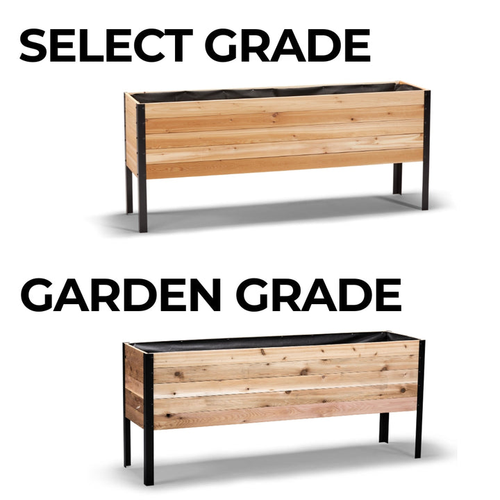 18″ x 72″ Deep Root Raised Garden Bed - 30″ TALL / Select Grade