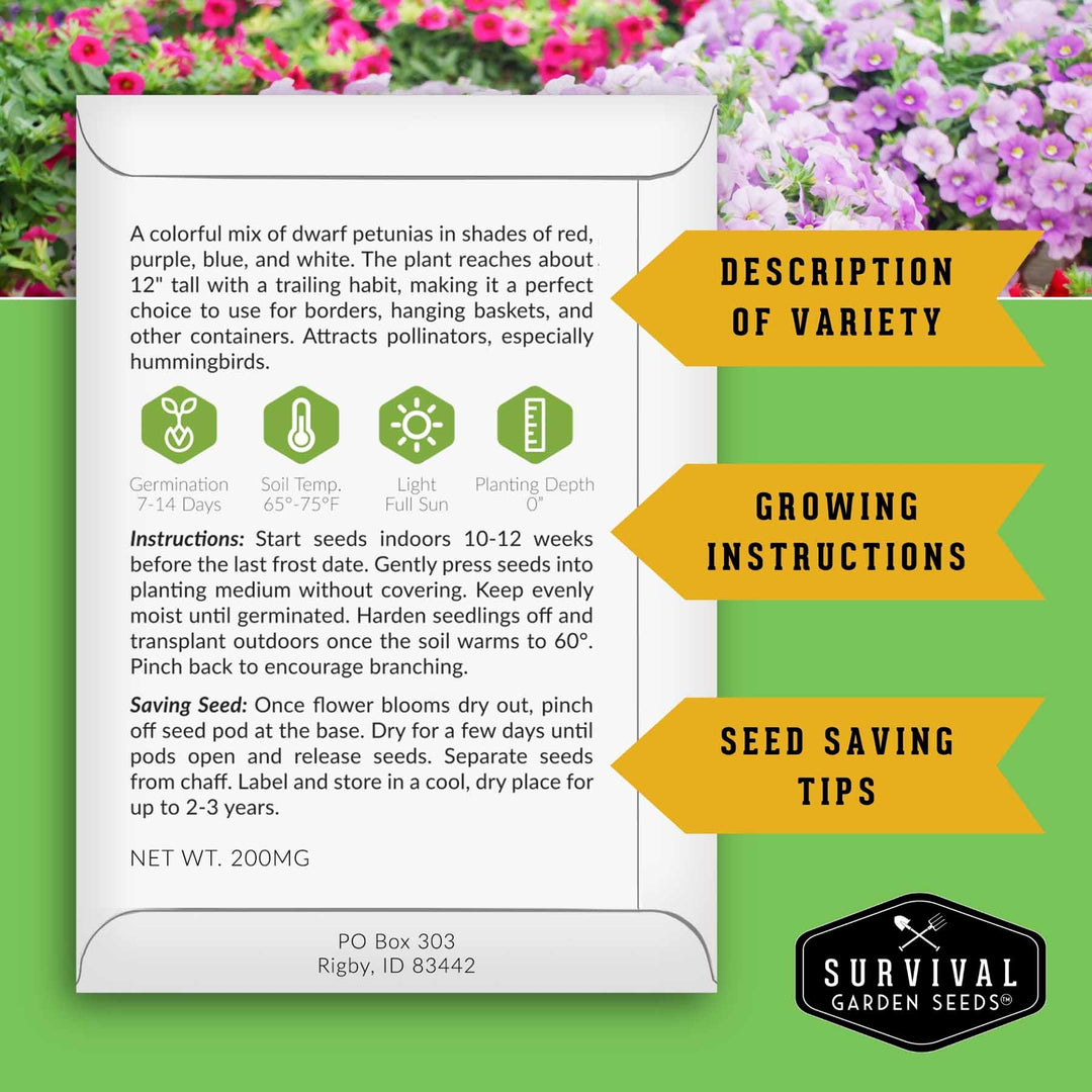 20 Variety Apartment Kit Seed Vault – Non-GMO Heirloom Seeds for Hydroponic &amp; Indoor Small-Space Gardening