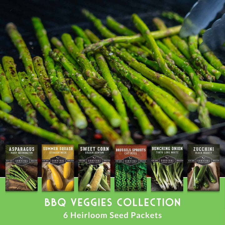 Barbecue Vegetable Seed Collection – 6 Heirloom Grilling Favorites for Summer Cookouts
