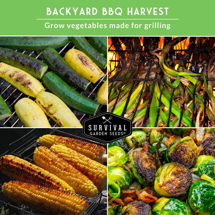 Barbecue Vegetable Seed Collection – 6 Heirloom Grilling Favorites for Summer Cookouts