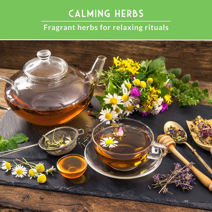 Herbal Tea Garden Seeds Kit – 5 Heirloom Medicinal Herbs for Soothing Teas, Remedies &amp; Pollinator-Friendly Gardens