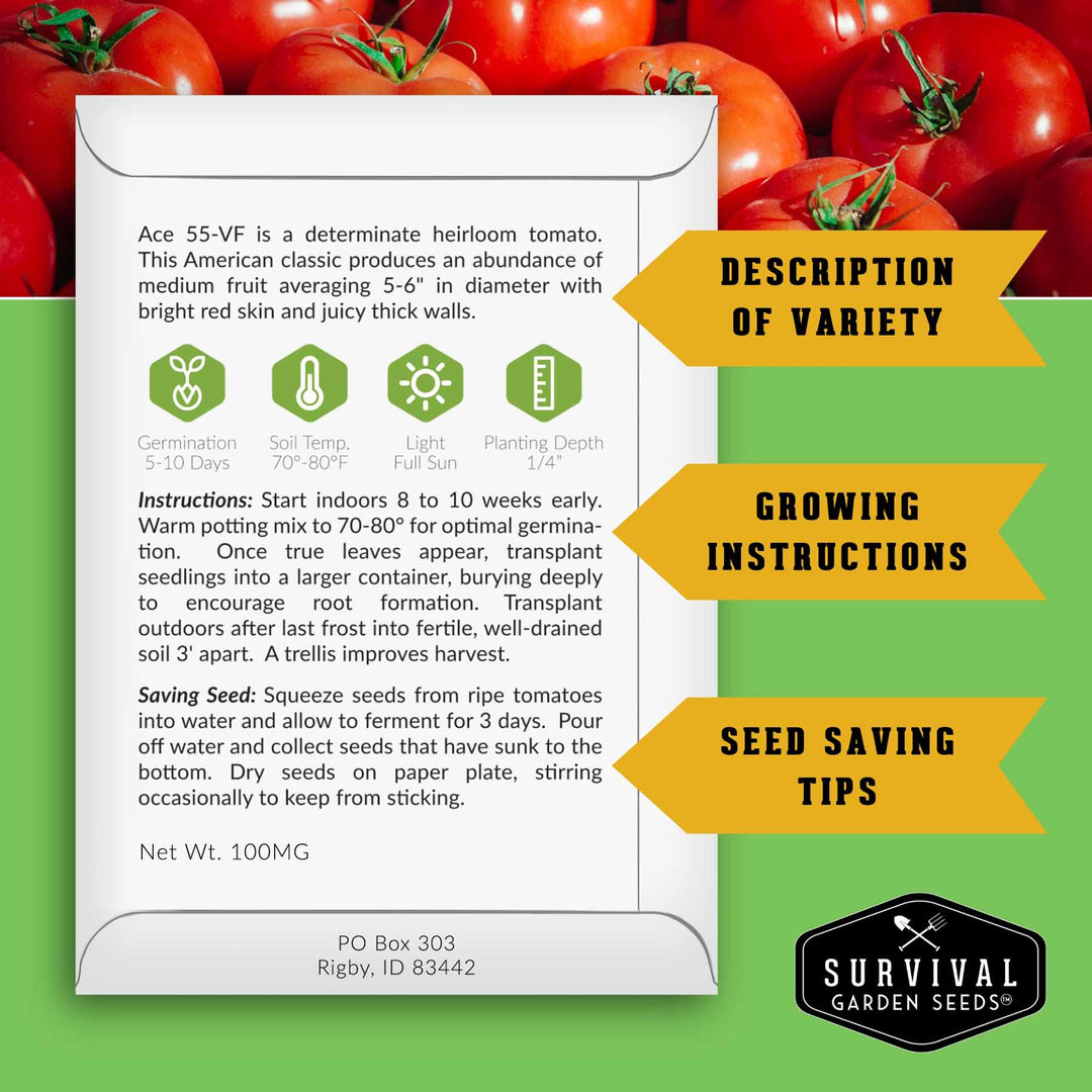 Slicing Tomato Seed Collection – 5 Heirloom &amp; Beefsteak Varieties for Large, Meaty Sandwich Tomatoes