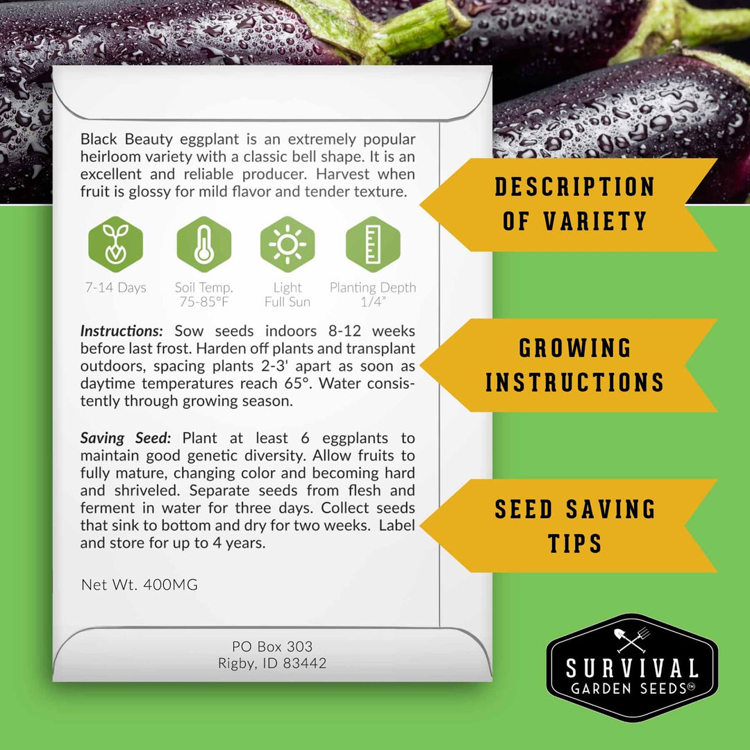 15-Variety Non-GMO Heirloom Vegetable Seed Collection
