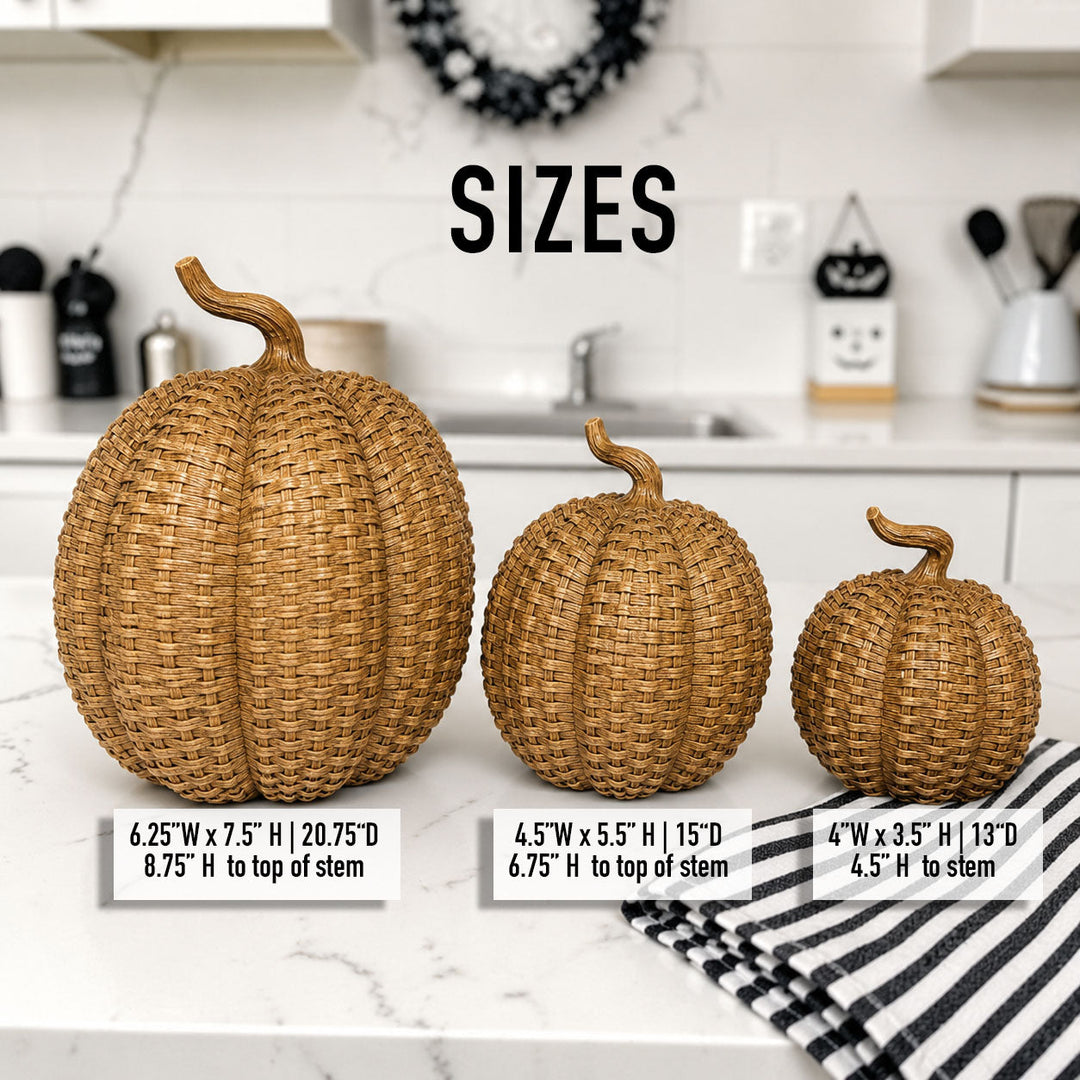 Rattan Pumpkins