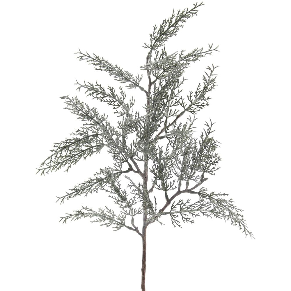 27" Flocked Cedar Stem