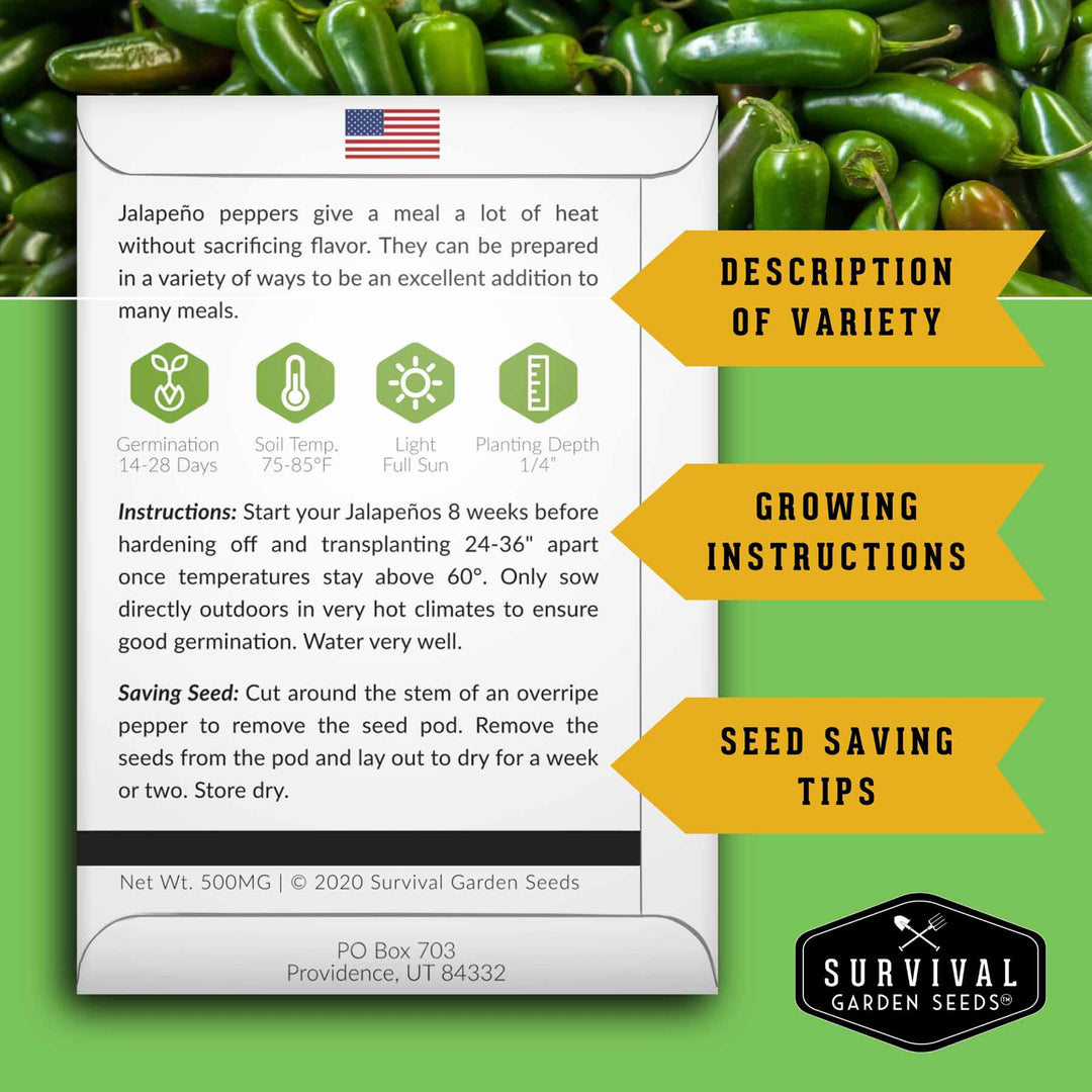 Salsa Garden Seed Collection – 5 Heirloom Non-GMO Varieties for Homemade Red &amp; Green Salsa, Fresh Cooking &amp; Food Preservation