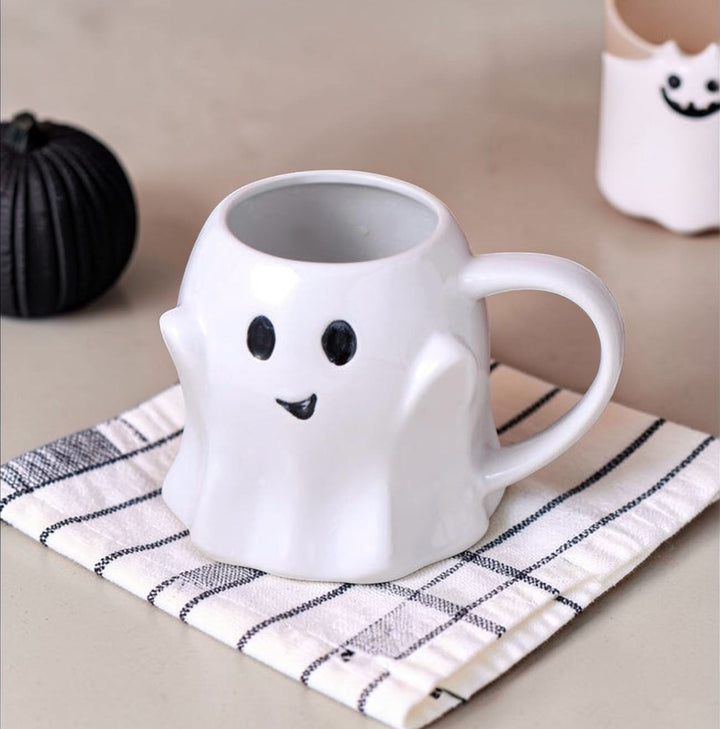 Ghost Ceramic Coffee Mug Halloween Spooky Drinkware Great Gift for Coffee Lovers