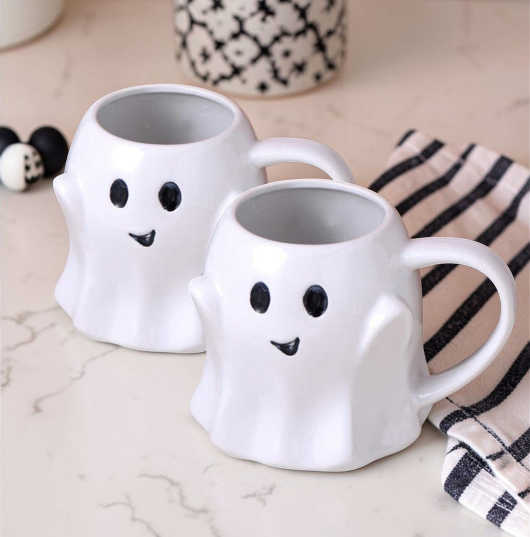 Ghost Ceramic Coffee Mug Halloween Spooky Drinkware Great Gift for Coffee Lovers