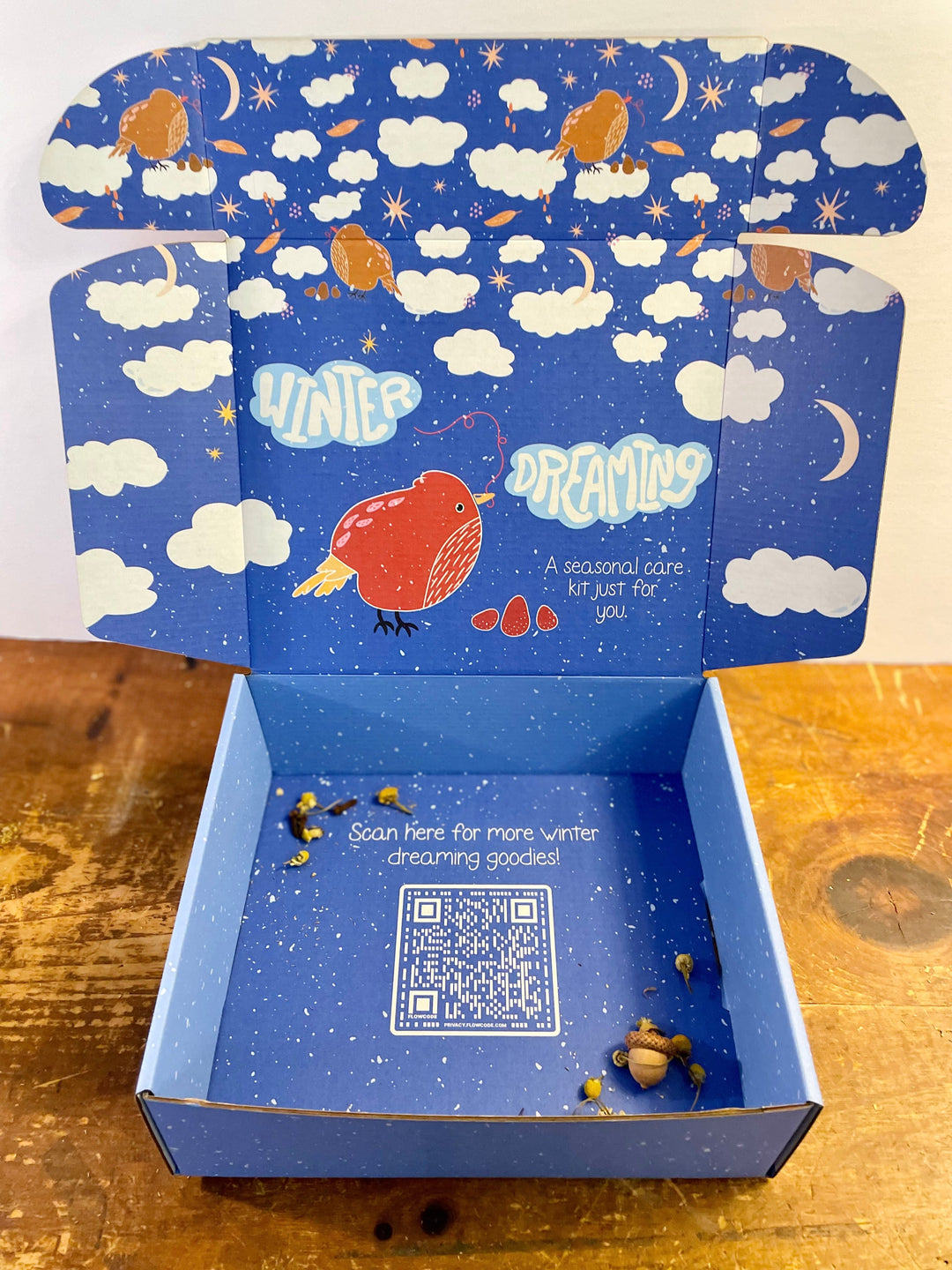 "Peaceful Dreams" Organic Tea Gift Set w. Pocket Mindfulness Journal &amp; Honey (Sip &amp; Relax)