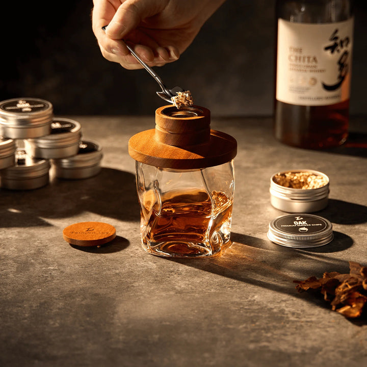Tsuki Smoker Kit For Whisky &amp; Cocktails (With Torch)