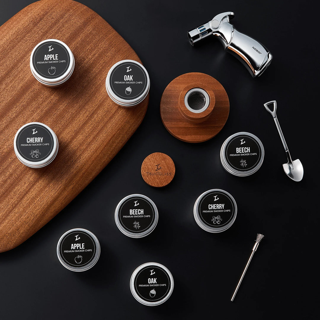Tsuki Smoker Kit For Whisky &amp; Cocktail (Storm Bundle)