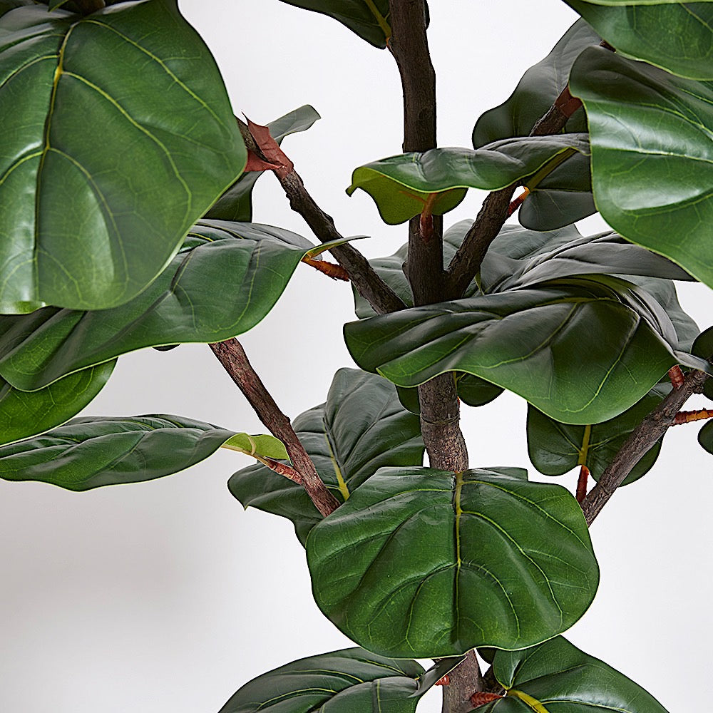 Artificial Fiddle Leaf Fig Tree with Artisan Planter