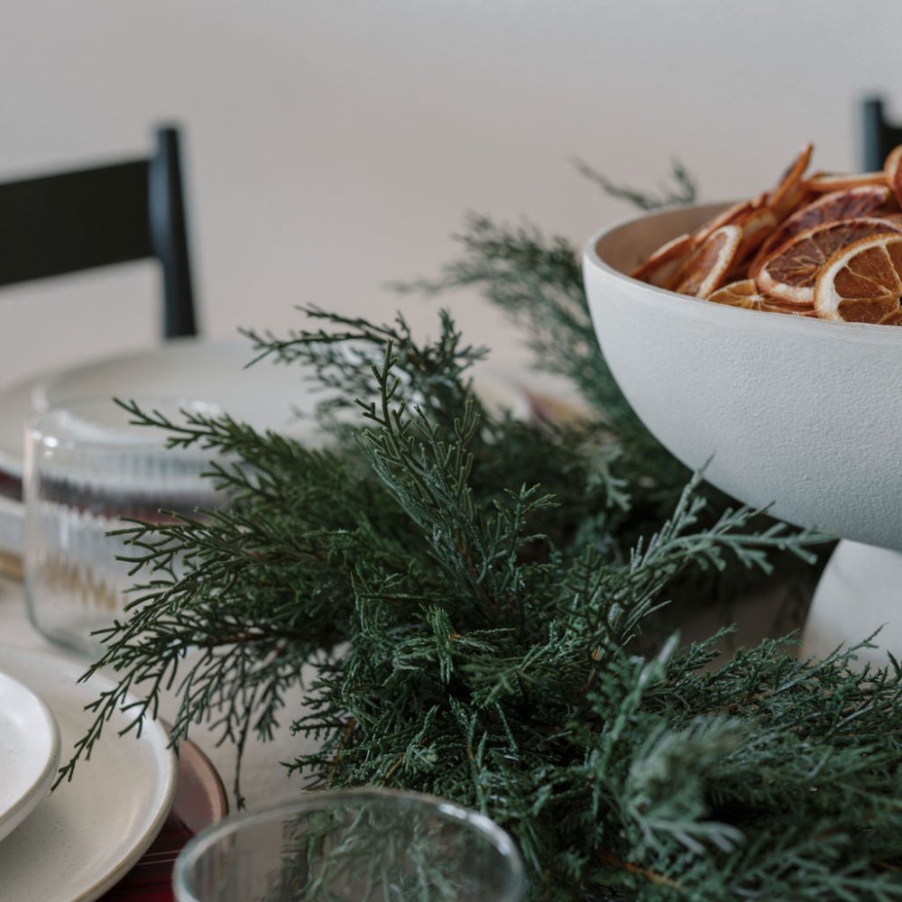 30" Faux Evergreen Cedar Wreath Door Wall Hanging Holiday Home Decor