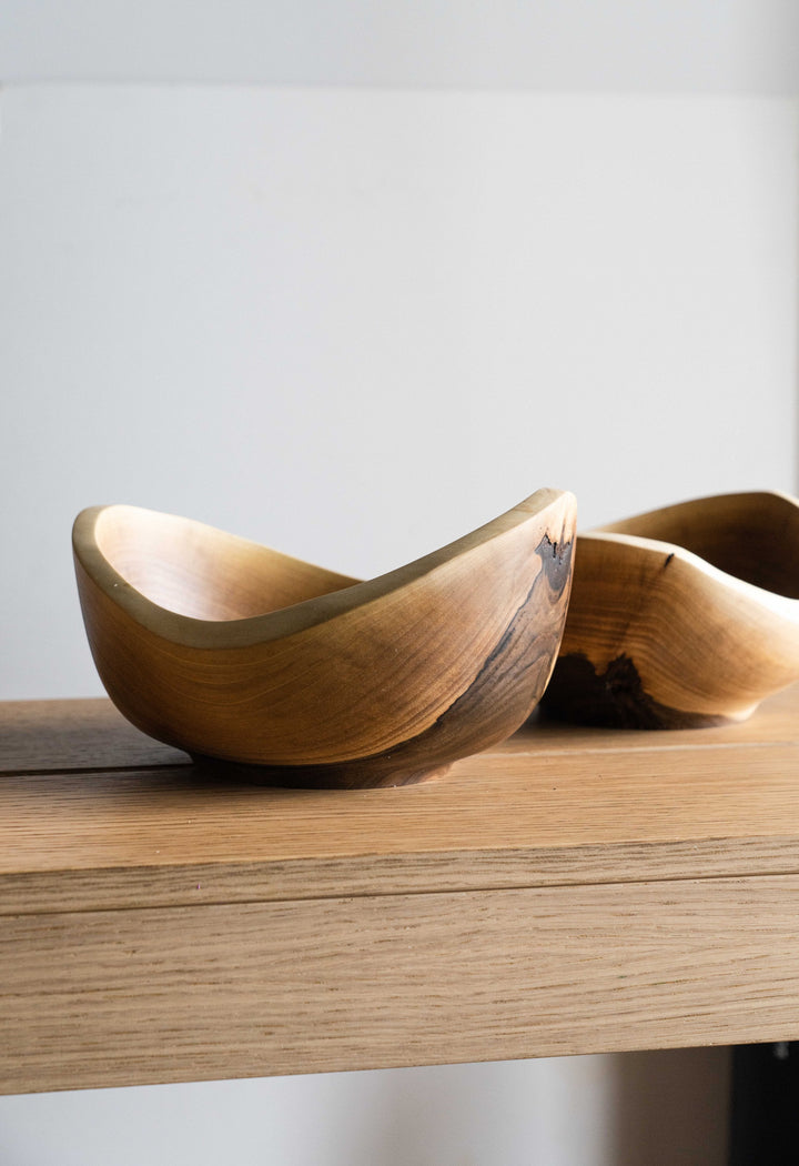 Hand Carved Small Wooden Bowl