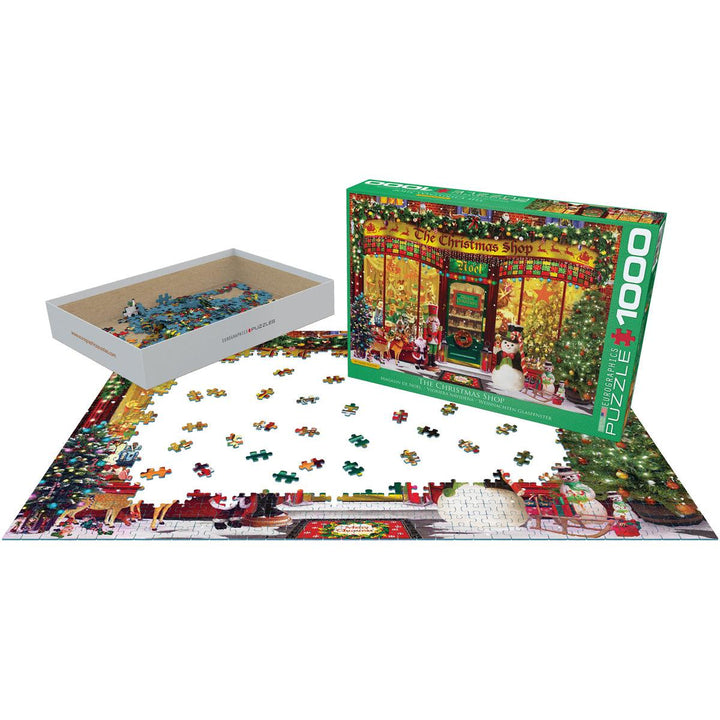 The Christmas Shop 1000 Piece Jigsaw Puzzle Eurographics
