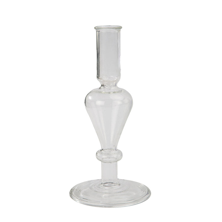 Etched Borosilicate Glass Bud Vases