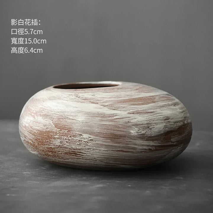 Vase - Decorative Terracotta Black