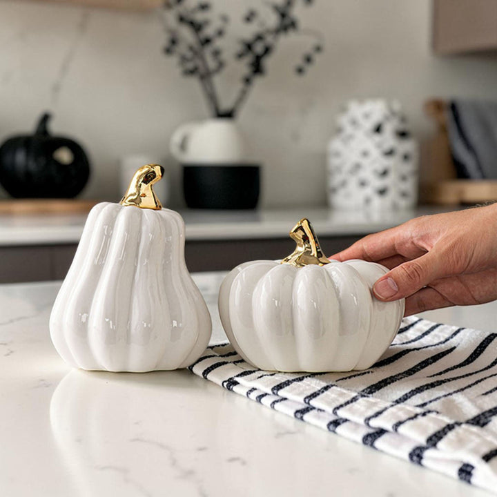 White Luxe Pumpkin
