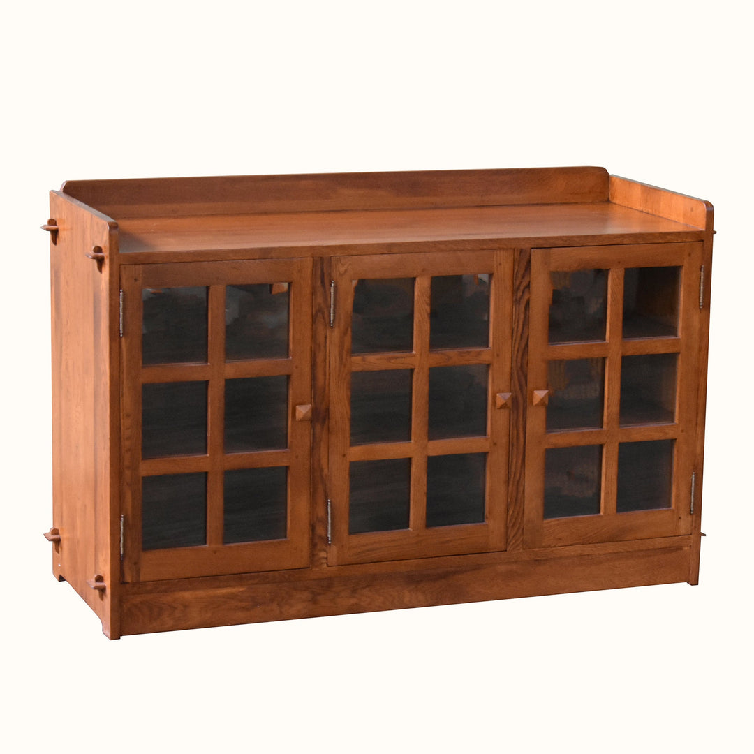 Mission Oak 3 Door Console - Michael&