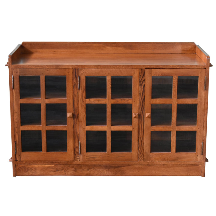 Mission Oak 3 Door Console - Michael&