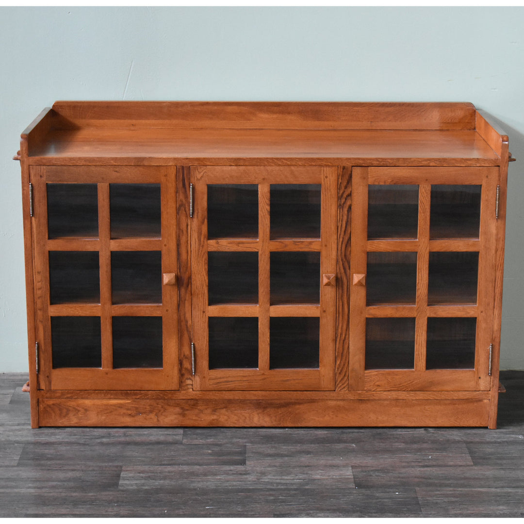 Mission Oak 3 Door Console - Michael&