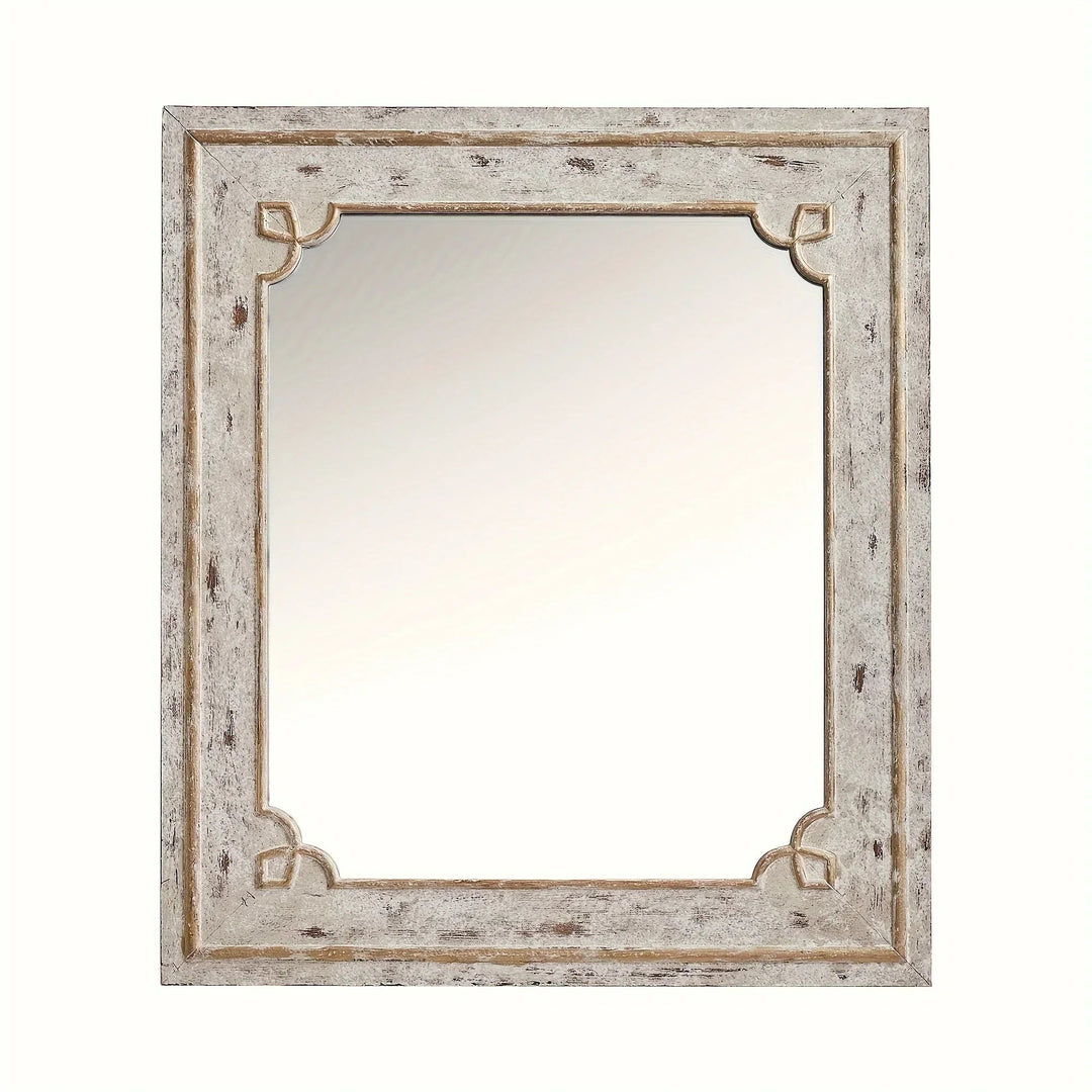 Wall Mirror - Rustic Wood Square