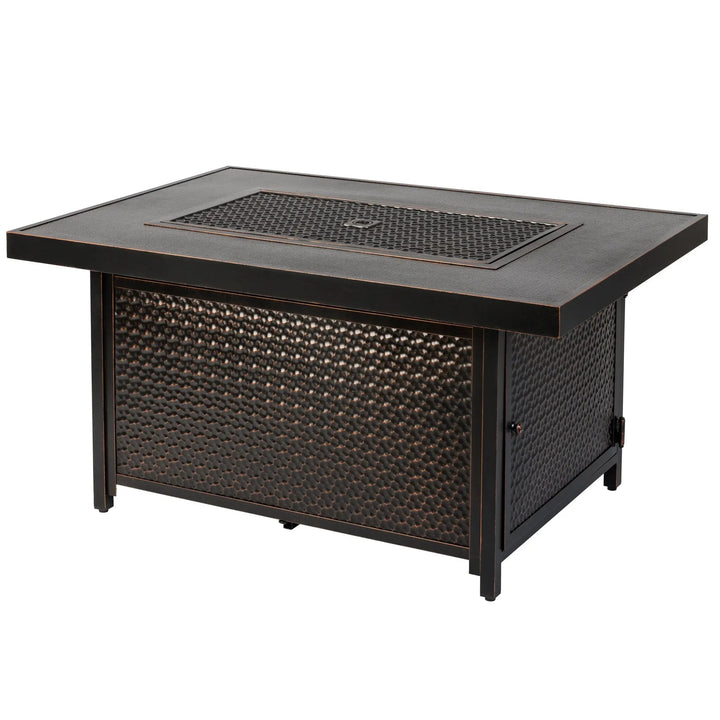 Weyland Rectangle Aluminum LPG Fire Pit