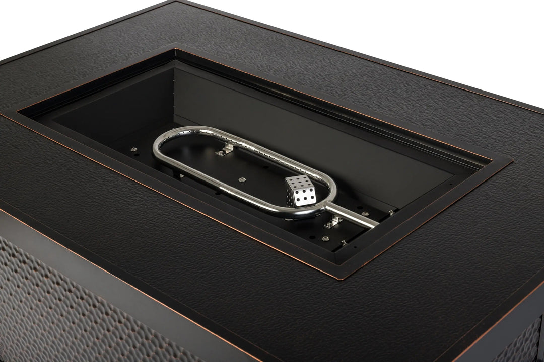 Weyland Rectangle Aluminum LPG Fire Pit