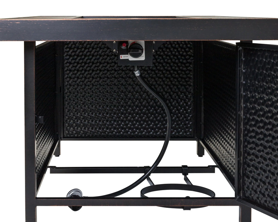 Weyland Rectangle Aluminum LPG Fire Pit