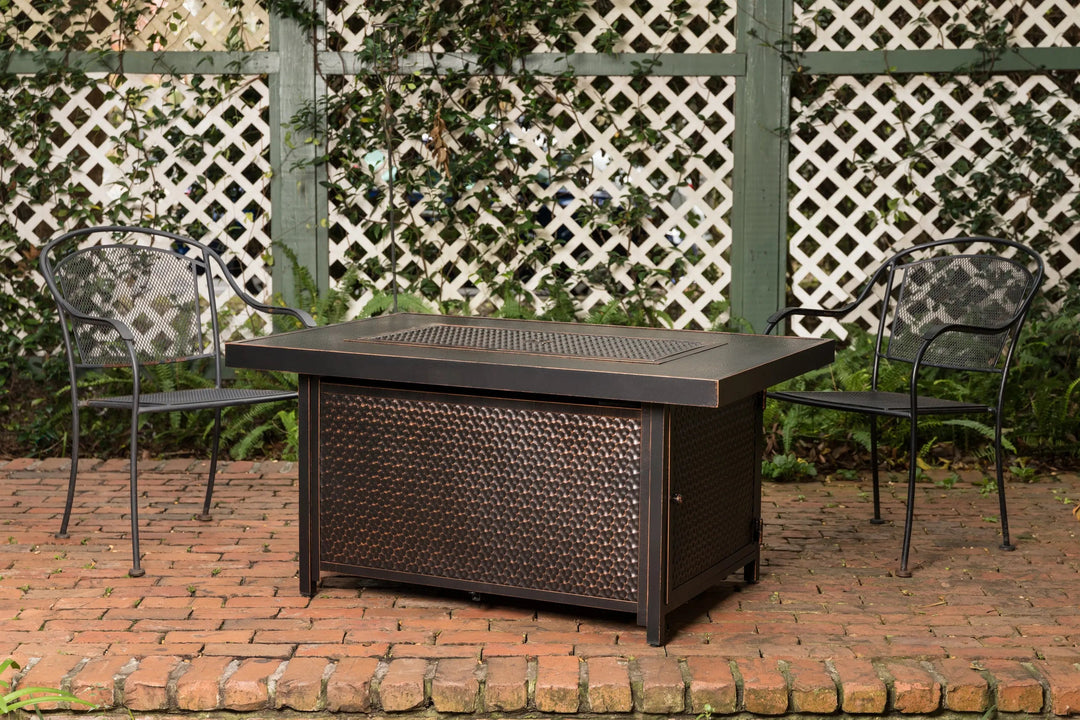 Weyland Rectangle Aluminum LPG Fire Pit