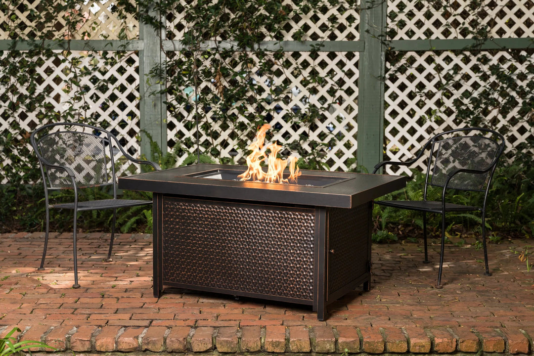 Weyland Rectangle Aluminum LPG Fire Pit