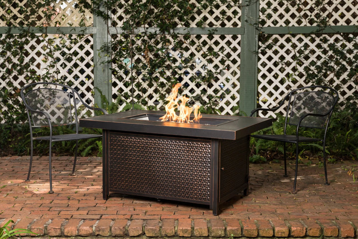 Weyland Rectangle Aluminum LPG Fire Pit